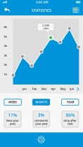 Shop & Communication iOS App UI Screenshot 4
