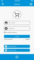 Shop & Communication iOS App UI Screenshot 6